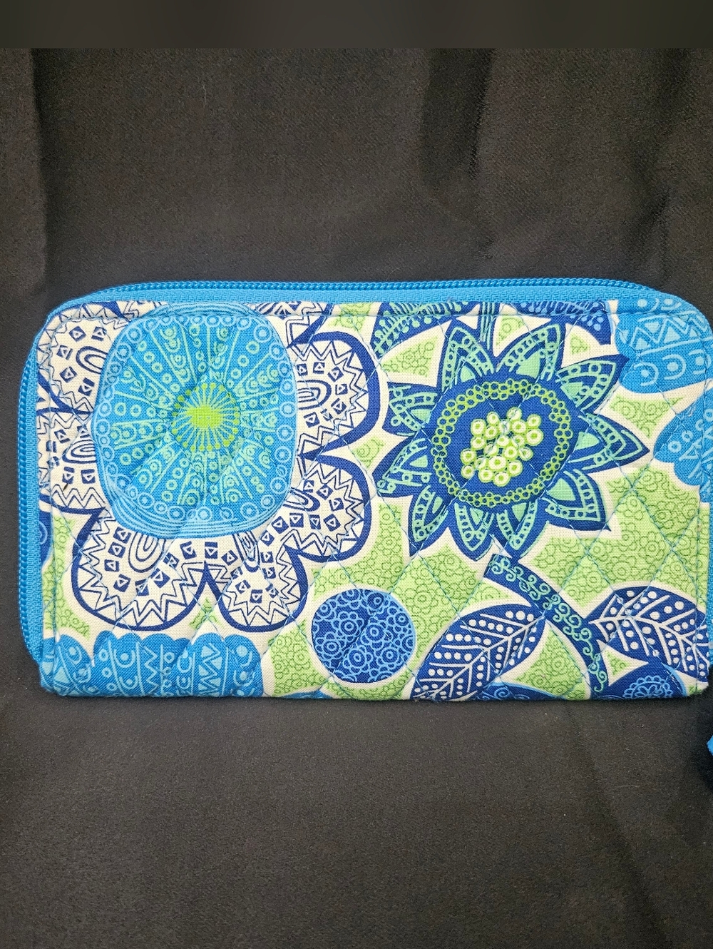 Vera Bradley Blue Floral Wallet